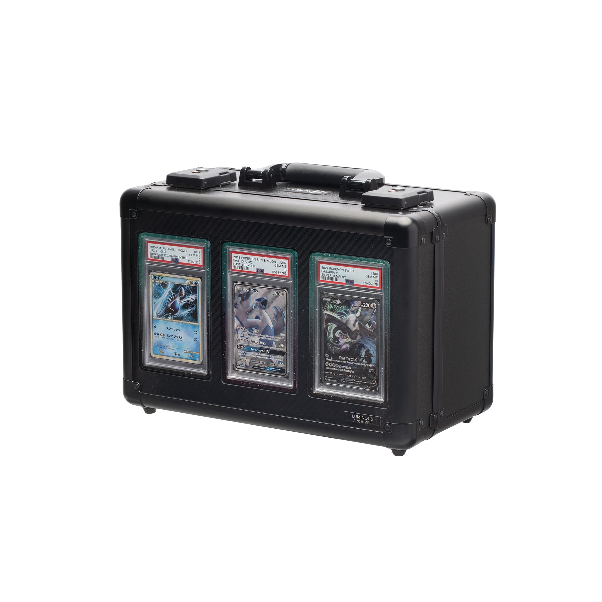 3-Row Obsidian Collector's Card Case