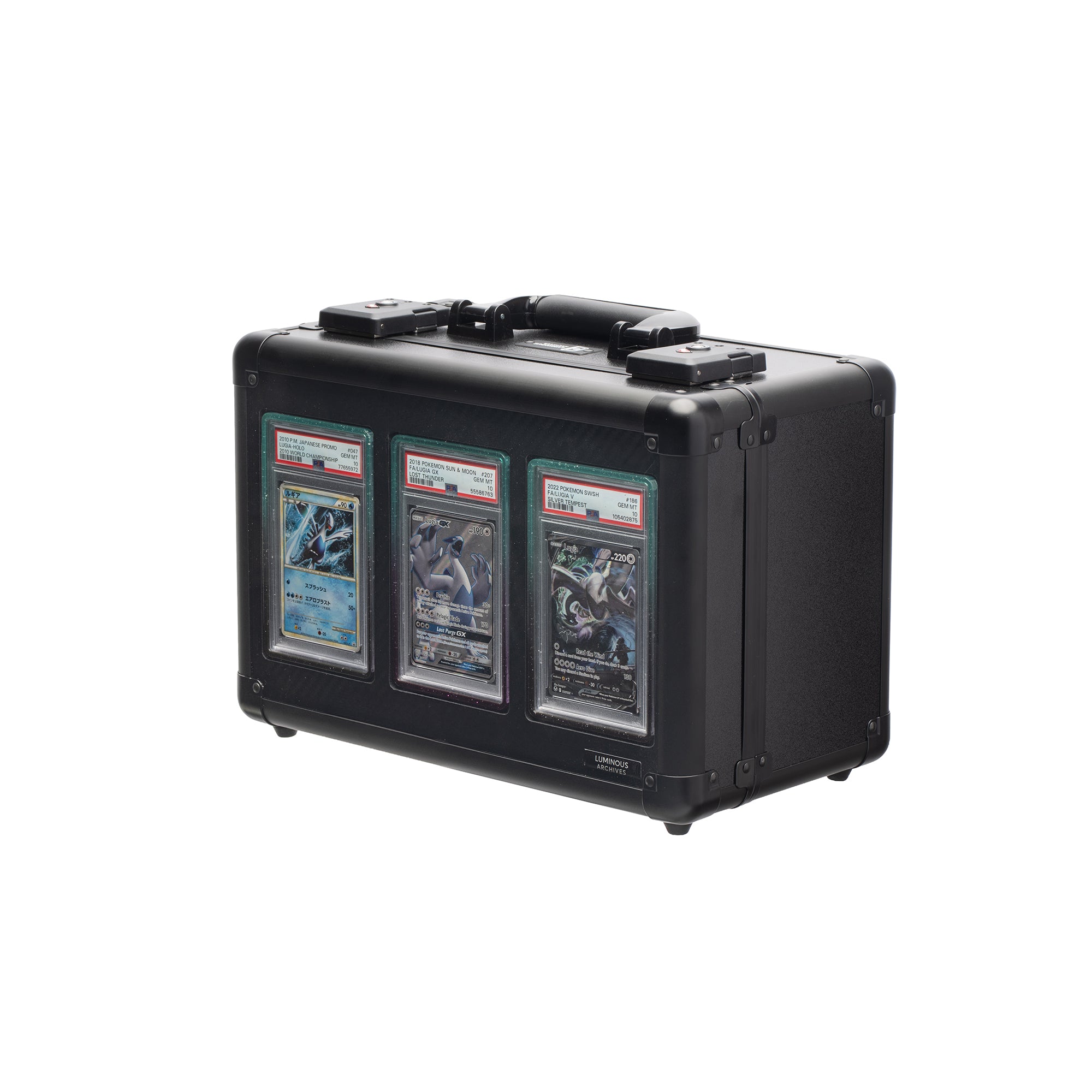 3-Row Obsidian Collector's Card Case