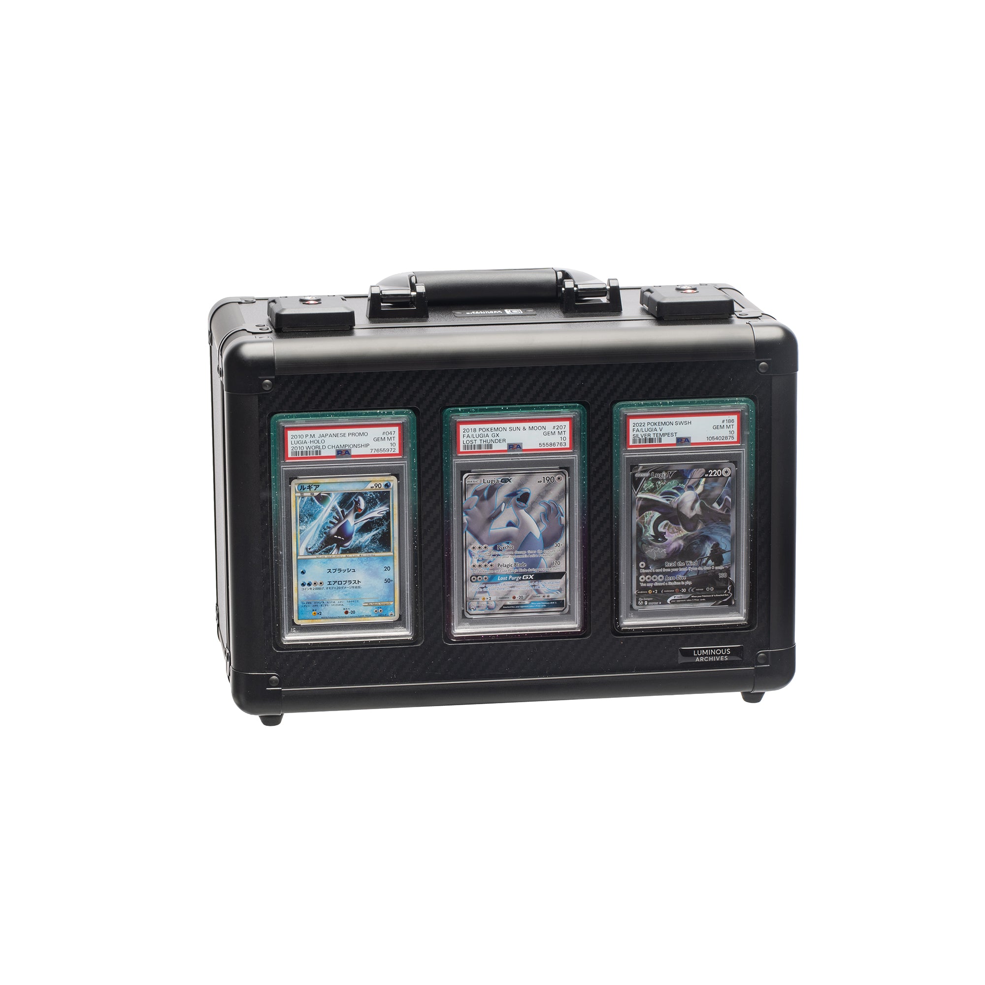 3-Row Obsidian Collector's Card Case