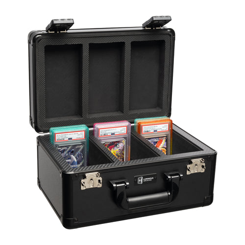 3-Row Obsidian Collector's Card Case