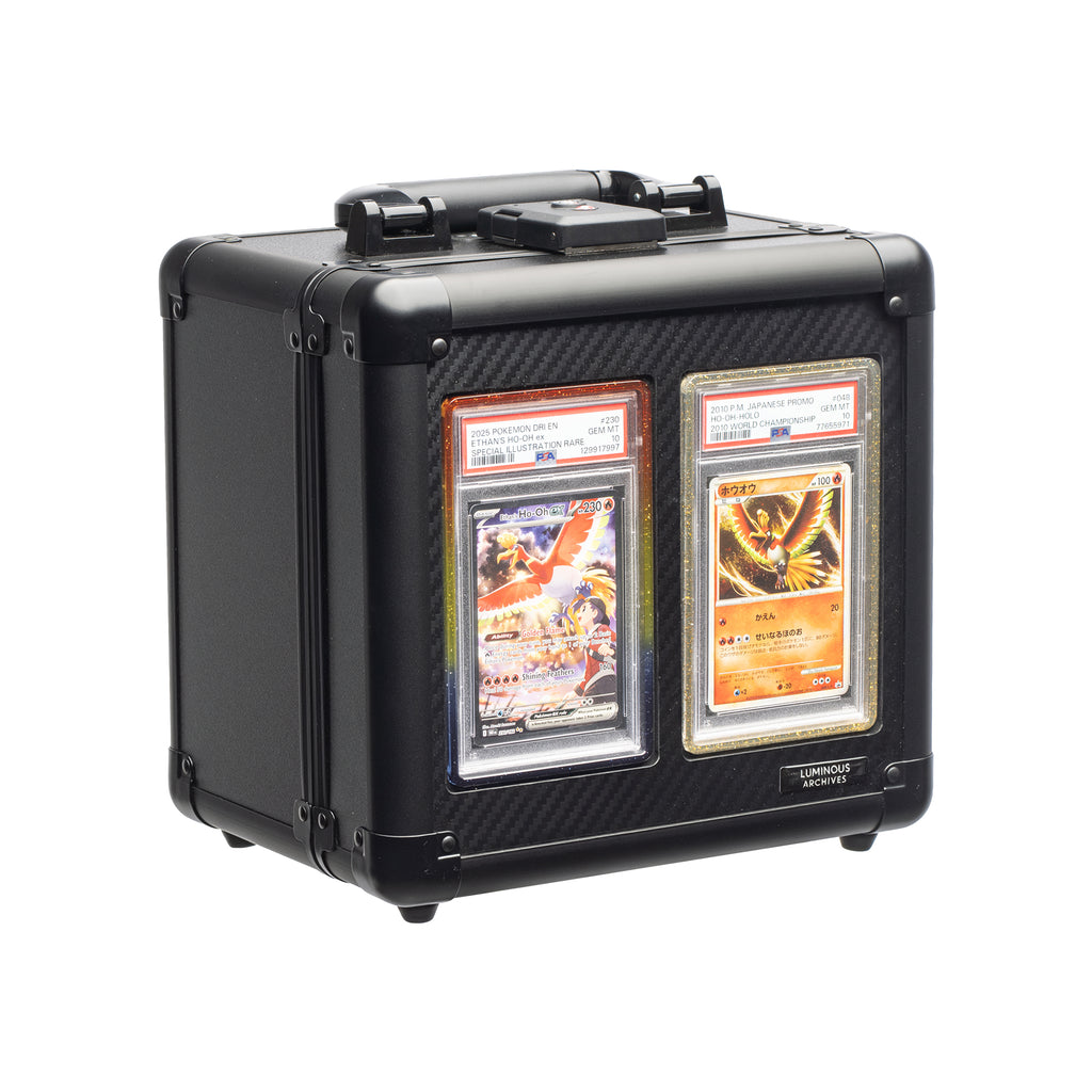2-Row Obsidian Collector's Card Case